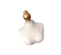 Oxxggkao Organizadores de collares aterciopelados con base resistente, soporte compacto de exhibición de joyas para mostrador de tienda y soporte de collar de eventos para joyería