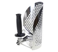 Oxxggkao Pala ergonómica de acero inoxidable para detección de metales para playa, tesoro bajo el agua, tamiz de acero inoxidable