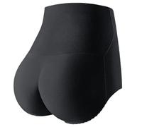 Oxxggkao Pantalones acolchados para realzar la cadera, sin costuras, almohadillas para el culo, bragas y empujan hacia arriba, ropa interior para mujer, lencería falsa, relleno de glúteos, Cintura