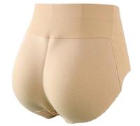 Oxxggkao Pantalones acolchados para realzar la cadera, sin costuras, almohadillas para el culo, bragas y empujan hacia arriba, ropa interior para mujer, lencería falsa, relleno de glúteos, tono de