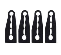 Oxxggkao Paquete de 4 almohadillas de goma de alta elasticidad para reducción de ruido y absorción de golpes, cojines seguros para puerta de arroyo