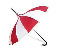 Oxxggkao Paraguas de pagoda elegante en y negro de 16k, lluvia de a rayas clásica, con de gancho, ceremonia de boda