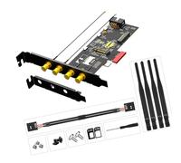 Oxxggkao PCIE - Placa adaptadora para convertir tarjeta WiFi 6 para computadora 3G adaptador de tarjeta de red