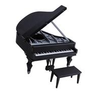 Oxxggkao Piano de cola para estudiantes, textura de instrumento pequeño para escenas en miniatura y exhibiciones coleccionables, modelo de muebles de casa