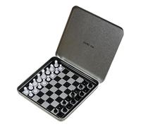 Oxxggkao Piezas de ajedrez de peso estilo chino, bolsillo estereoscópico, plegable, para salidas de negocios, viajes, portátil, pequeño