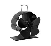 Oxxggkao Práctico ventilador de estufa alimentado por calor para estufa de leña, optimiza la eficiencia del calor en tiempo real, no requiere pilas, silencioso