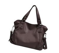 Oxxggkao Práctico y de gran capacidad, bolso cruzado elegante con asa superior, bolso de mano de piel sintética para uso diario, bolso de lujo femenino, café