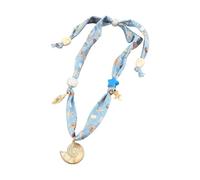 Oxxggkao Precioso collar de playa floral con detalles de concha y estrella de mar para un estilo sin esfuerzo cadena de clavícula para mujer, One Size, como se describe, como se describe
