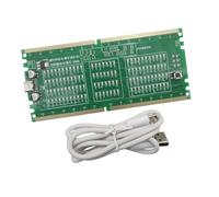 Oxxggkao Probador de diagnóstico DDR4 equipado con LED para una verificación rápida de las preocupaciones de la ranura del módulo en la placa base de computadoras