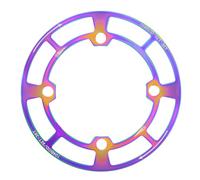 Oxxggkao Protector de cadena de aleación de aluminio para bicicleta, protector de piñón de rueda de cadena, accesorios de bicicleta de montaña, protector de cadena