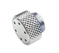 Oxxggkao Puerta transparente para refrigeración de agua para computadora, estructura impermeable, estructura impermeable, instalación atornillada, convector de metal, puerta de salida de aire