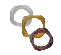 Oxxggkao Pulsera de resina ajustable de moda en varios colores, portátil y resistente para el uso diario, accesorio unisex de resina para muñeca, One Size, como se describe