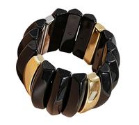Oxxggkao Pulsera ergonómica curvada que no irrita el plan suave, informal, para fiestas, para añadir un plan inconsistente, joyería de mano, talla única, como se describe