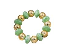 Oxxggkao Pulsera ligera de acrílico con cuentas multicolor para pieles sensibles, ligera, joyería de moda, elegante cadena de muñeca con cuentas, talla única, como se describe