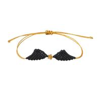Oxxggkao Pulsera trenzada con alas de ángel simbólicas, ideal para parejas, cuerda ajustable, regalo para parejas, pulseras a juego, talla única, como se describe