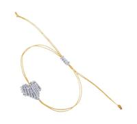 Oxxggkao Pulseras de amor trenzadas hechas a mano con diseño de corazón, cómodas, unisex, joyería para uso diario, accesorio de pulsera de pareja de moda, One Size, como se describe