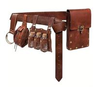 Oxxggkao Renaissances Pu Belt Fannys Pack Belt Fannys - Accesorios para fiesta de Halloween, cosplay, disfraces de caballeros medievales, accesorios de disfraz de vikingos