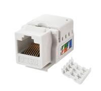 Oxxggkao RJ45 Cat6 Base Jacob Component Backs 10Gb Ethernet Conexión flexible con Acoplador de base de plan de baja resistencia al calor