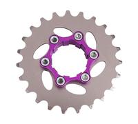 Oxxggkao Rueda dentada de una sola velocidad de acero de alta resistencia para bicicleta de engranaje fijo, fácil de instalar, volante de una sola velocidad