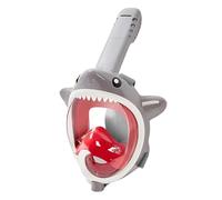 Oxxggkao Snorkels de cara completa para niños, esnórquel para niños con vista panorámica de 180 grados, antifugas, antivaho, parte superior seca plegable para niños