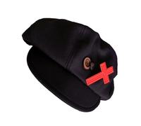 Oxxggkao Sofisticados sombreros unisex dramáticos, estilo callejero, temperamento, moderno para declaraciones de moda diarias, boinas punk geniales, rosso, Talla única