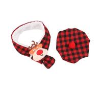 Oxxggkao Sombrero de Navidad para mascotas, disfraz de reno único para perros pequeños a grandes, pequeño y divertido