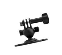 Oxxggkao Soporte adhesivo para casco de cabeza esférica para Pocket3 y otros adaptadores de tornillo de 1/4 pulgadas, 2 garras, para cámaras de acción