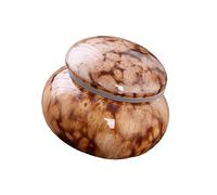 Oxxggkao Soporte de cerámica para cenizas de mascota con diseño clásico, urna conmemorativa perfecta para honrar recuerdos, estante de exhibición, soporte para cenizas de mascotas apreciado
