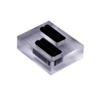 Oxxggkao Soporte de exhibición de acrílico transparente de doble anillo, organizador de joyería para tienda de ferias y decoración del hogar, bandeja de almacenamiento de joyas