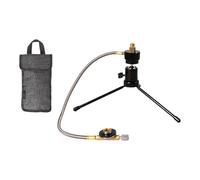 Oxxggkao Soporte para tanques de campamento, quemadores para estufas al aire libre, soporte de estante para botellas, trípode, soporte plegable para contenedores turísticos, soporte cilíndrico al aire