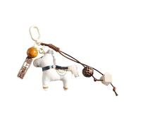 Oxxggkao Soporte portátil de peluche con diseño de caballo de dibujos animados para llaves, bolsos, decoración e ideas, B, Talla única