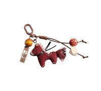 Oxxggkao Soporte portátil de peluche con diseño de caballo de dibujos animados para llaves, bolsos, decoración e ideas, a, Talla única