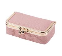 Oxxggkao Soporte portátil para joyas con organizador de almacenamiento de viaje para anillos de compromiso, aretes, collares, bolsa pequeña para planificar joyas