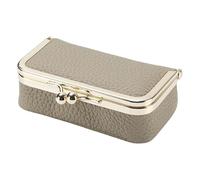 Oxxggkao Soporte portátil para joyas con organizador de almacenamiento de viaje para anillos de compromiso, aretes, collares, bolsa pequeña para planificar joyas