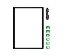 Oxxggkao Tablero de luz portátil, caja de trazado, tablero de dibujo, luces de dibujo, tableros de dibujo para artistas, almohadilla LED