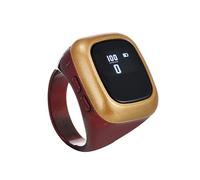 Oxxggkao Tasbih - Contador de dedos con recordatorio de tiempo, contador digital con visualización de fecha para contar con precisión Recordatorio digital