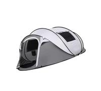 Oxxggkao Tienda de campaña familiar con función de explosión, plan de montaje rápido, puertas de red para ventilación, tela impermeable permanente, red ventilada, vestíbulo impermeable