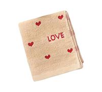 Oxxggkao Toalla de baño de algodón con poliéster de alta densidad para una absorción gruesa y suave, ideal para regalos de San Valentín y toalla de San Valentín para el cuidado del bebé