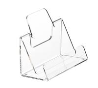 Oxxggkao Transparency - Soporte de acrílico multifuncional para libros, folletos, lista de platos, estante de almacenamiento multifuncional para decoración del hogar, restaurante, decoración