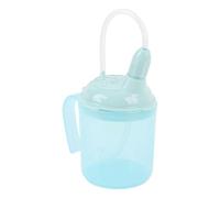 Oxxggkao Vaso antiestrangulamiento de uso múltiple de 300 ml para dietas líquidas, cuidado de ancianos, diseño de polipropileno resistente, grado alimenticio, base antideslizante, taza de nutrición