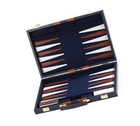 Oxxggkao Weight Rolls Up - Tapete de juego de backgammon de piel sintética y juego de ajedrez para viajeros y entusiastas del juego, tablero plegable con guía de reglas