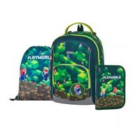 Oxy Go: Conjunto de mochila escolar Playworld - 3 piezas