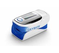 OXYBIOS Dedo Pulso Oxímetro Gris All-in-One Portable y Pulso Monitor con Instrucciones en francés. Análisis y medición de la satur