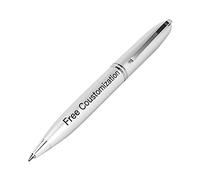 OXYEFEI Serie de plumas estilográficas personalizadas | Bolígrafo metálico bolígrafo giratorio de metal con un toque mate puede grabar el texto que desee. Regalos para familiares y amigos.