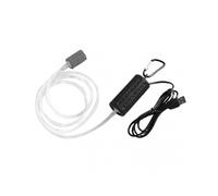 Oxygen Air Pump Portable High Output Silicone Mute Energy Saving Supplies for Fish(color:black)