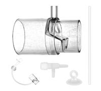 Oxygen for Fish Tanks, No Electricity Fishes Tank Aerator, Filtro Adjustable, Enhances Water Quality, Ponds, Acuarios, Hidroponics Systems, and Axolotl Habitats for Home, Garden, Transparente