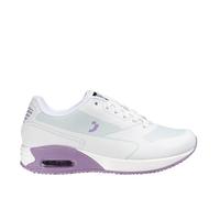 Oxypas Safety Jogger Baskets de Travaille Femme 40 EU - ELA - Baskets Antistatiques et Antidérapantes Légères, idéales pour l'Hospital, Personnel de Cuisine et Nettoyage, Lila