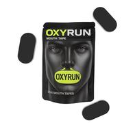 OXYRUN 30 Tiras Bucales Para Dormir - Mouth Tape - Cinta Bucal Para Dormir - Antironquidos - Cintas Bucales Para Dormir - Breathe Right - Anti Ronquidos - Respirar Mejor Por La Nariz - No Roncar