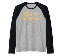 ¡Oy al Mundo de Hanukkah! Camiseta Manga Raglan