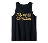 ¡Oy al Mundo de Hanukkah! Camiseta sin Mangas